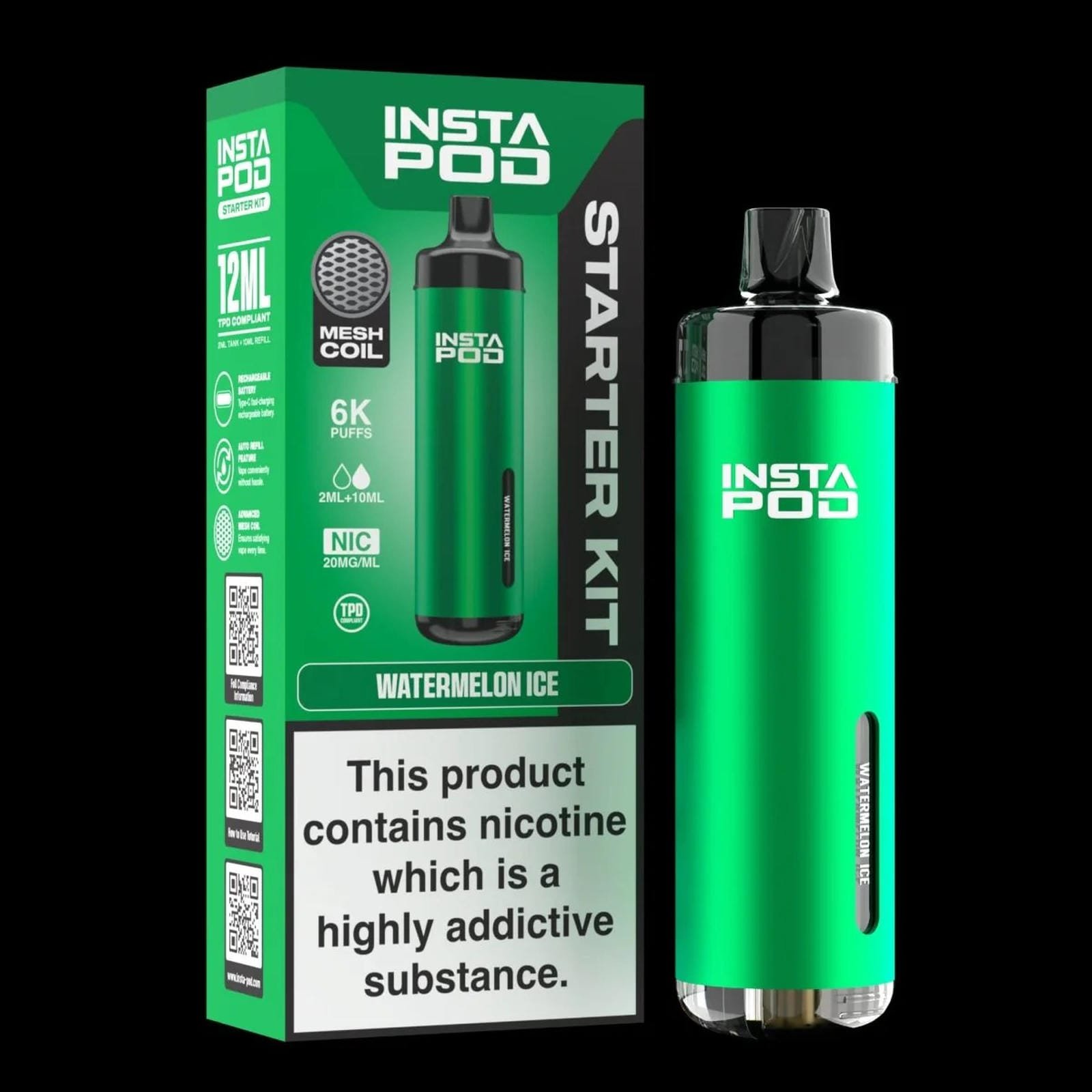 insta pod 6000 prefilled pod vape kit box of 5 watermelon ice ukvaper wholesale.jpg