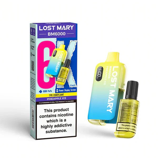 lost mary bm6000 prefilled vape pod kit box of 5 pineappleice ukvaperwholesale.jpg lost mary bm6000 prefilled vape pod kit box of 5 pineappleice ukvaperwholesale.jpg