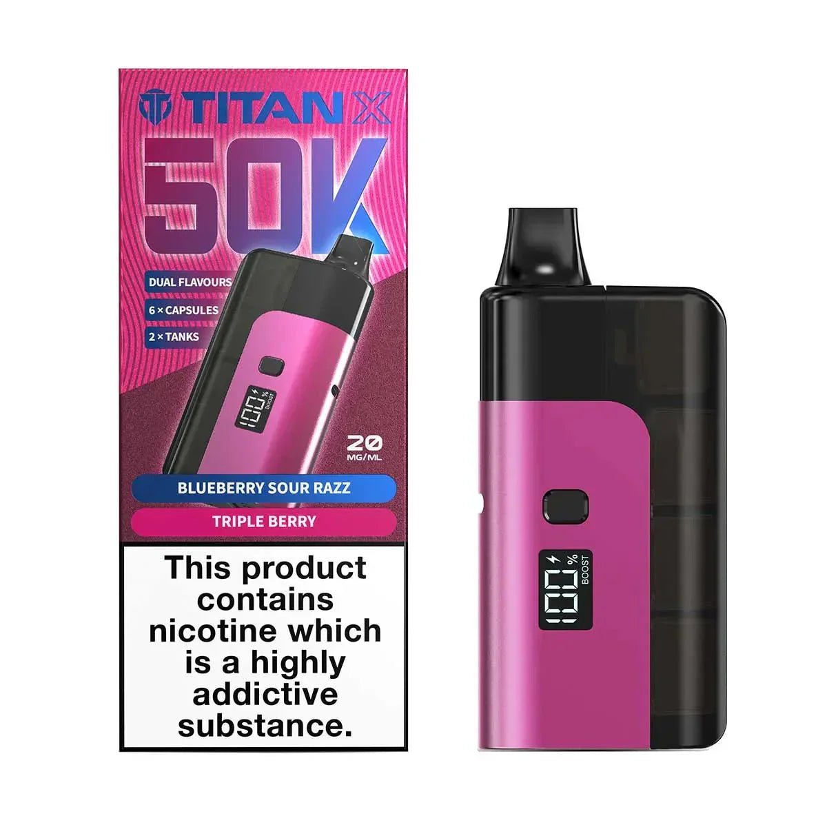 titan x 50k prefilled pod kit box of 5 blueberrysourrazz ukvaperwholesale.jpg titan x 50k prefilled pod kit box of 5 blueberrysourrazz ukvaperwholesale.jpg