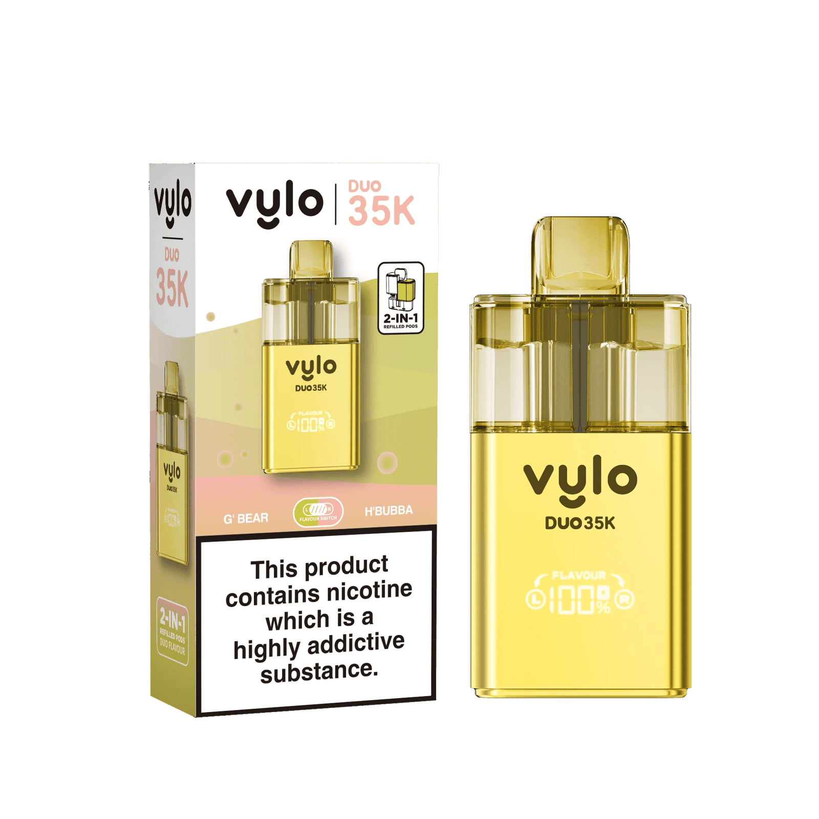 vylo duo 35k prefilled 2 in 1 pod vape box of 5 gummy bear hubba bubba ukvaperwholesale.png vylo duo 35k prefilled 2 in 1 pod vape box of 5 gummy bear hubba bubba ukvaperwholesale.png