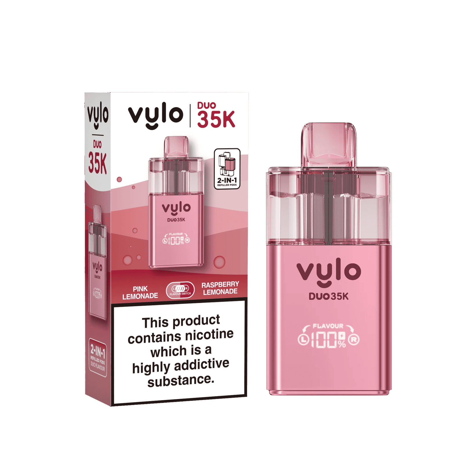 vylo duo 35k prefilled 2 in 1 pod vape box of 5 pink lemonade raspberry lemonade ukvaperwholesale.png vylo duo 35k prefilled 2 in 1 pod vape box of 5 pink lemonade raspberry lemonade ukvaperwholesale.png